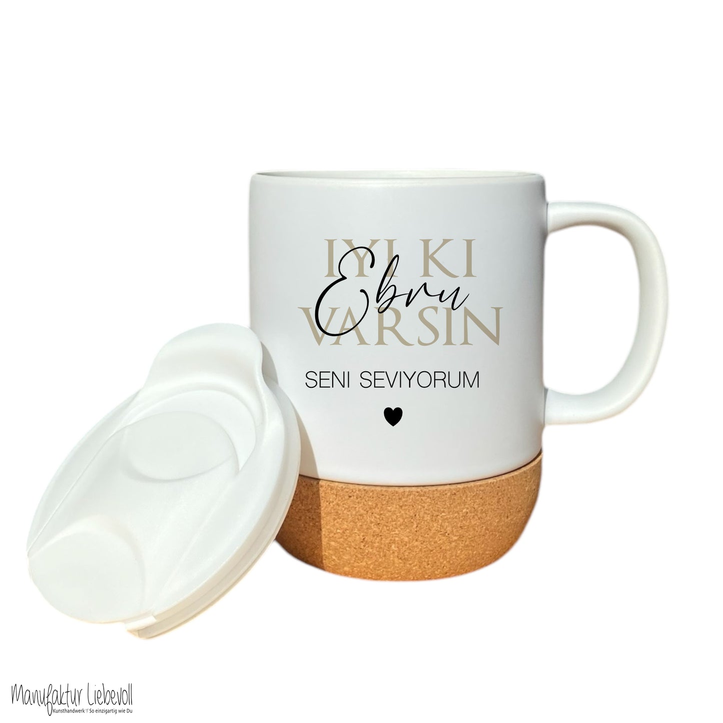 Tasse mit Namen Spruch auf türkisch I Kaffeetasse türkischer Tee Tasse Geschenk Bayram I Ramadan Geschenk Mama Freundin Geburtstagsgeschenk