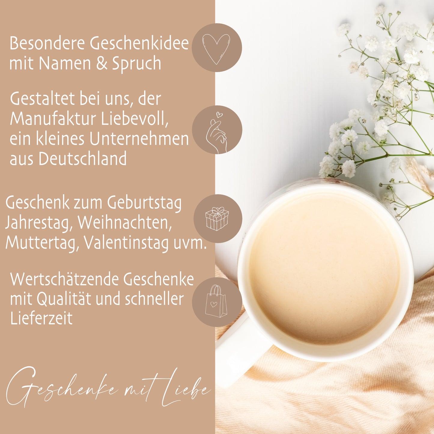 Geschenk Tasse Namen französisch, Kaffeetasse Tee Tasse Geburtstag, Je t'aime Geschenk Freundin Mama Geburtstagsgeschenk Valentinstag Frau