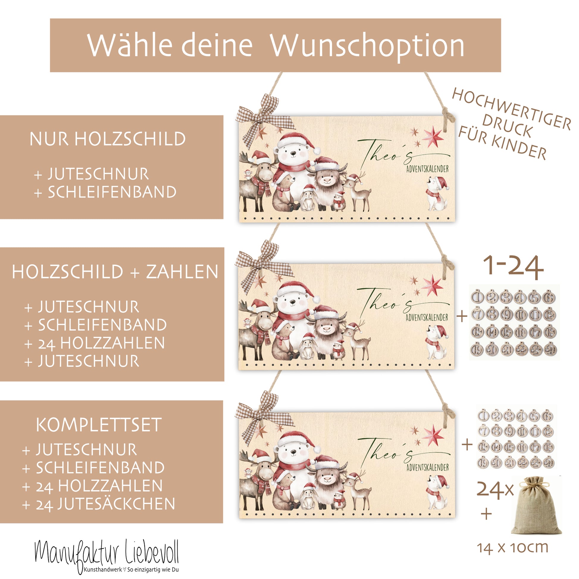 Theos Adventskalender Tiere