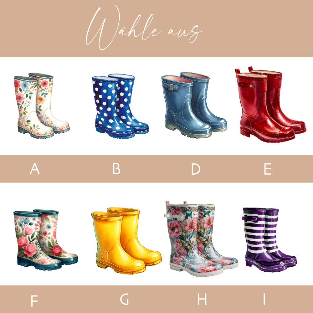 Fußmatte Personalisiert Gummistiefel Fussmatte Familie Türmatte Personalisiert Geschenk Schmutzfangmatte Fußmatte