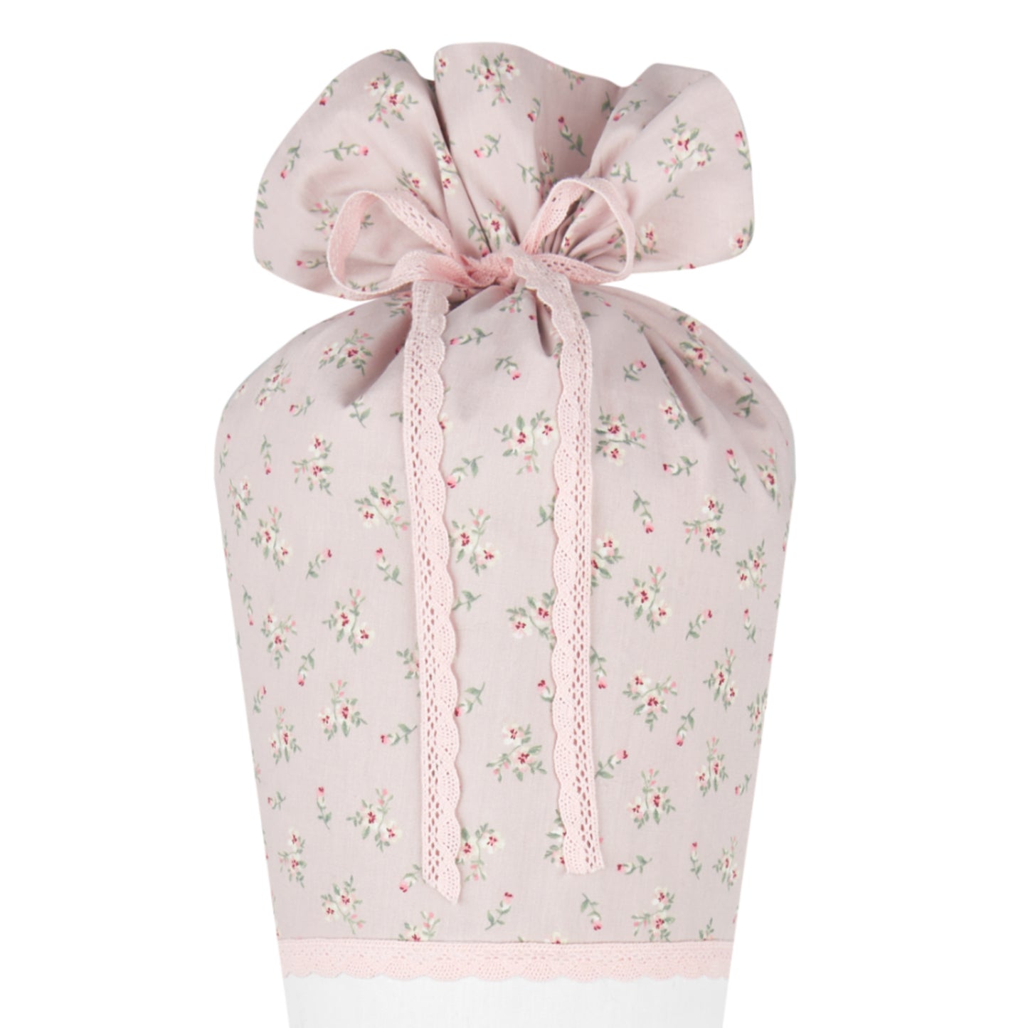Personalisierte rosa Stoff Zuckertüte Rehkitz Schultüte Bambi für Mädchen mit Namen Einschulungstüte Einschulung Datum Blumen Füllkissen 70 cm I Optional mit Füllkissen und Spitzenschutz